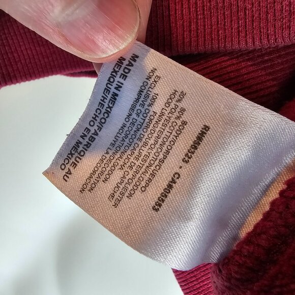 Nike Sweatshirt Mens Large Red Hoodie Sportswear Athletisure Swoosh Casual Sport - Picture 12 of 12